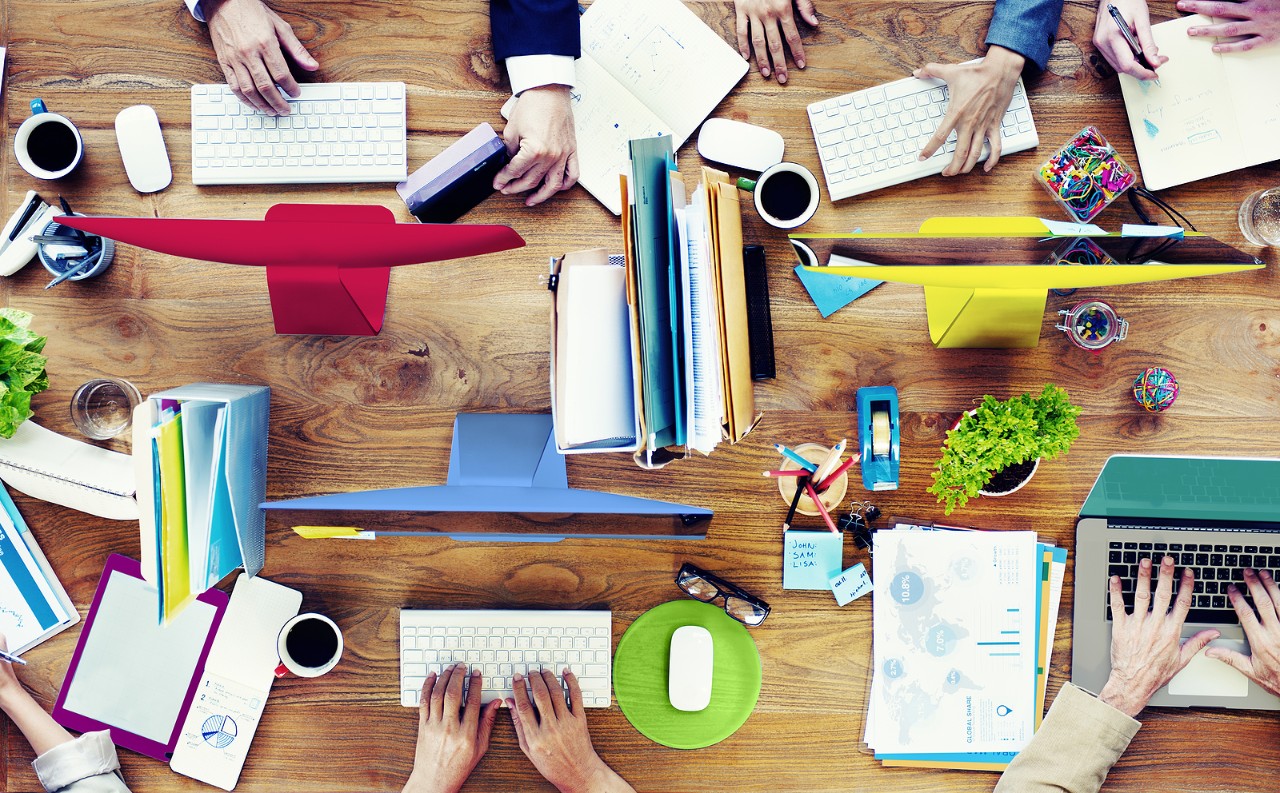 Group of Business People Working Meeting Team Concept Group of Business People Working Meeting Team Concept